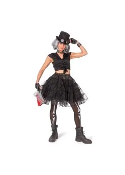 Petticoat Glitter Zwart| Feestkleding Breda