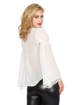 Piraten/gothic Dames Blouse Ecru | Feestkleding Breda -Oktoberfest Winkel feestkleding breda piraten gothic dames blouse ecr 2