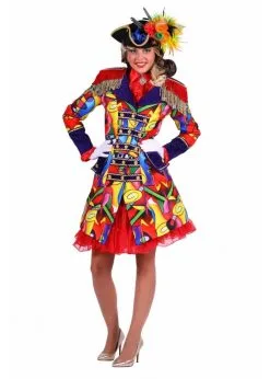 Feestkleding Breda Print Jas Dame " Celebration " Muziek