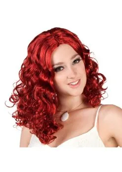 Pruik Celeste Rood/bruin | Feestkleding Breda