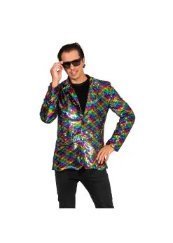 Regenboog Glitter Jas | Feestkleding Breda