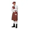 Feestkleding Breda Schotse Set Rood