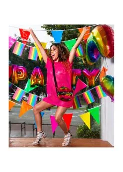 Schoudertas Holo Regenboog | Feestkleding Breda -Oktoberfest Winkel feestkleding breda schoudertas holo regenboog 3