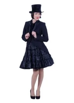 Feestkleding Breda Slipjas Dames, Zwart