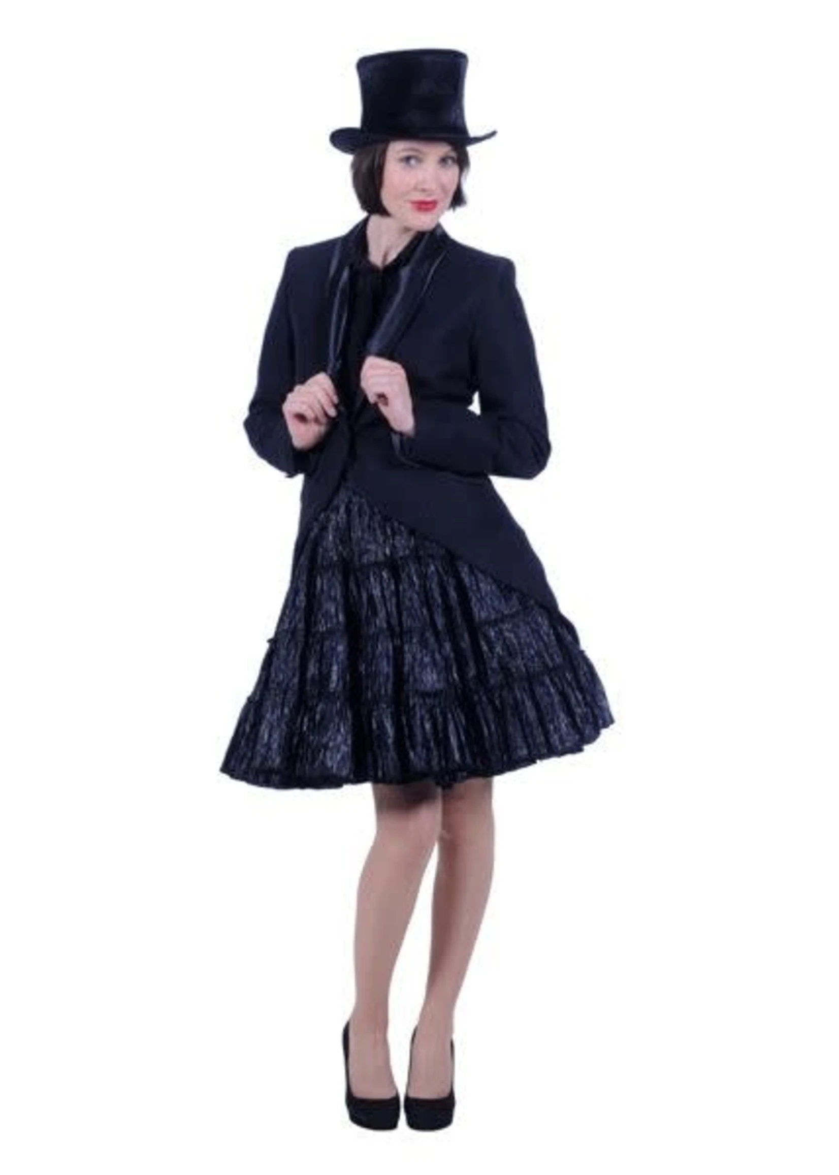 Feestkleding Breda Slipjas Dames, Zwart 1 Feestkleding Breda Slipjas Dames, Zwart