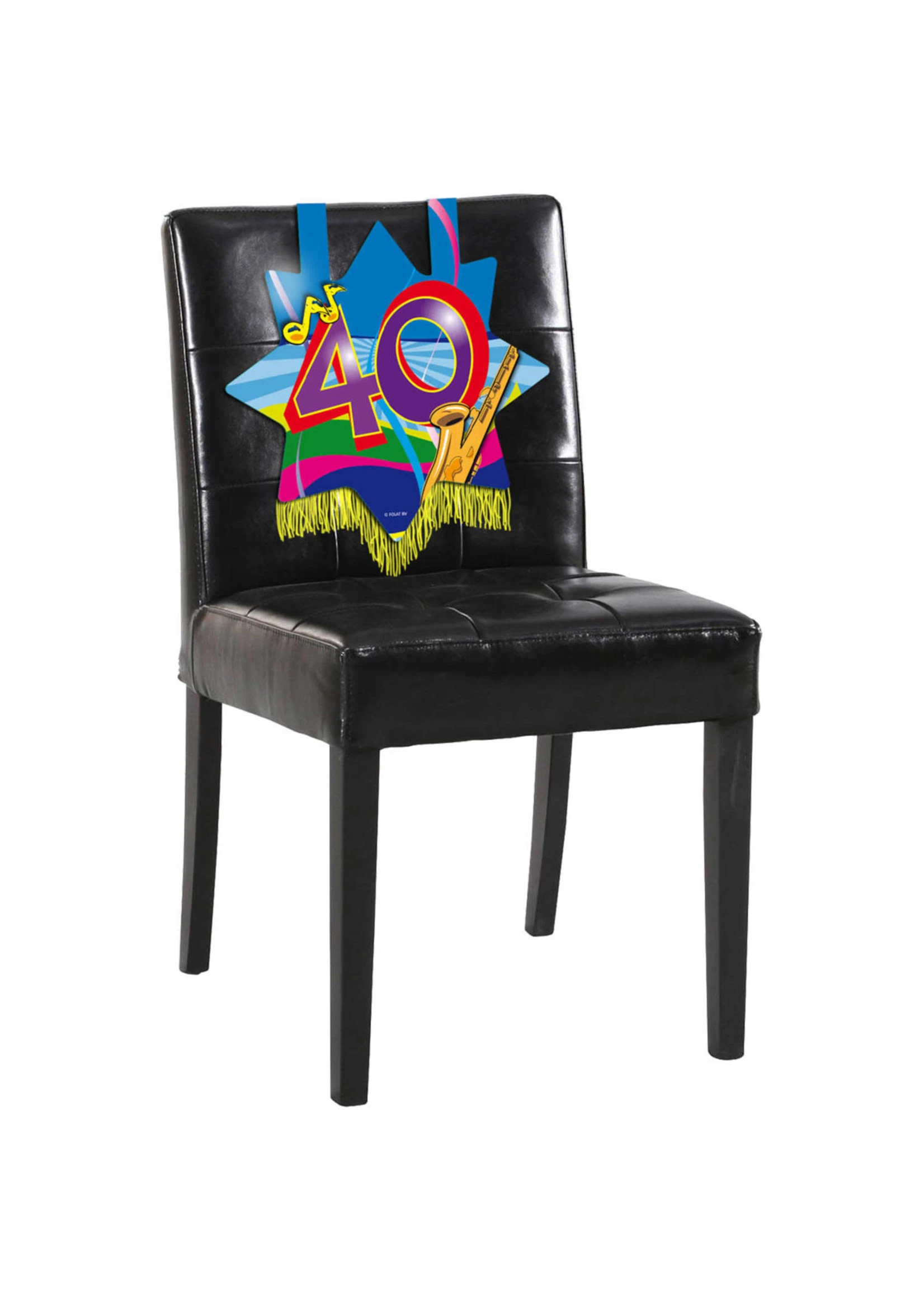 Stoel Decoratie 40 Jaar | Feestkleding Breda 1 Stoel Decoratie 40 Jaar | Feestkleding Breda