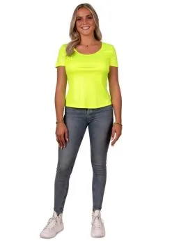 T-Shirt Dames Neon Geel| Feestkleding Breda