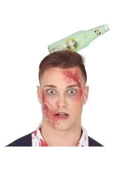 Tiara Bierfles Metaal Groen | Feestkleding Breda