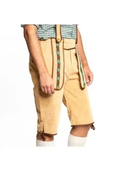 Tiroler Broek Johann Beige Lang | Feestkleding Breda -Oktoberfest Winkel feestkleding breda tiroler broek johann beige lang 2