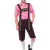 Lederhose Johann Donkerbruin Lang | Feestkleding Breda