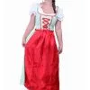 Tiroler Jurk Lang Groen | Feestkleding Breda