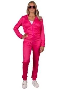 Trainingspak Neon Pink Dames | Feestkleding Breda