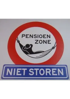 Feestkleding Breda Verkeersbord Pensioenzone