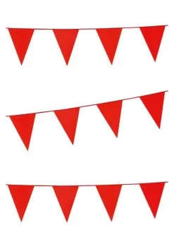 Vlaggenlijn 10 Meter Rood | Feestkleding Breda