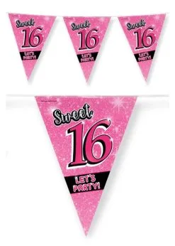 Vlaggenlijn Sweet 16|Feestkleding Breda