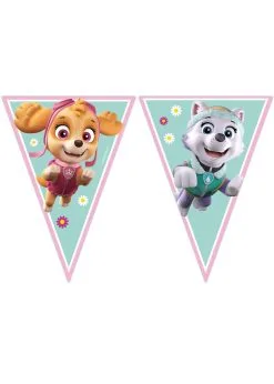 Vlaggenlijn Paw Patrol Skye & Everest| Feestkleding Breda
